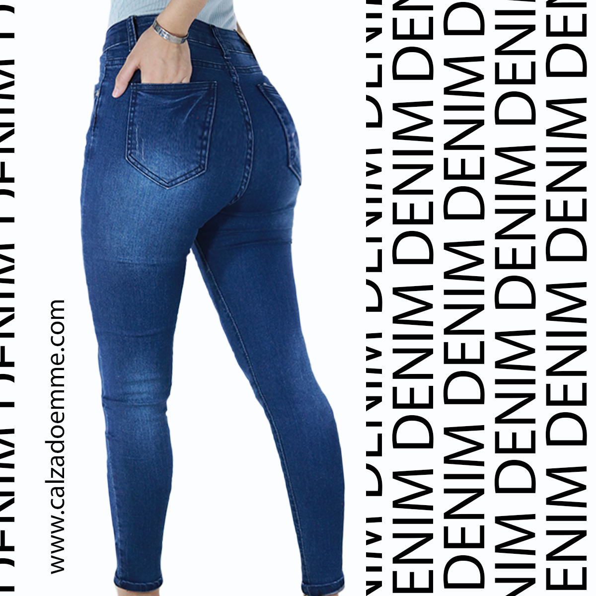 Skinny Jeans Reno | Pantalón ajustado para mujer 8002 - EMME 