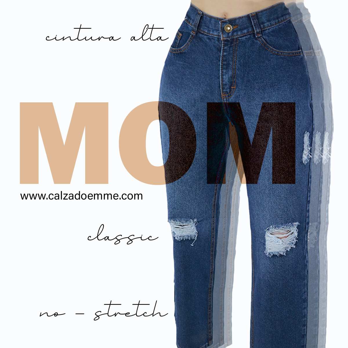 Mom Jeans Toledo | Pantalón para mujer 1810 - EMME 