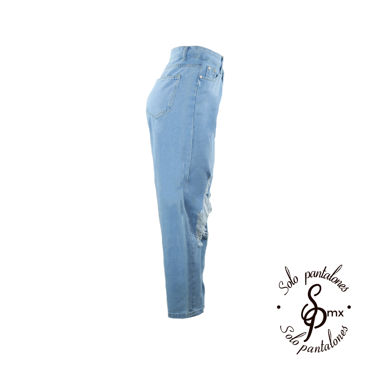 Mom Jeans  | Pantalón con destrucciones para mujer 3078MX - EMME 