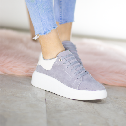 Mila Gris | Tenis casual mujer - EMME 